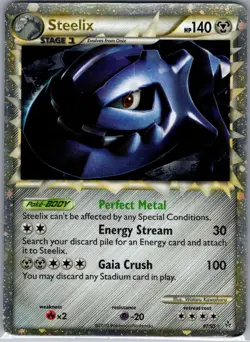 Steelix (Prime) 87/95 Holo Unleashed - Pokemon Card - NM - Image 1