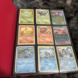 Vintage Pokemon Card Binder Collection Generation I and II Cards Nearly Complete - Image 1