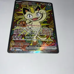 Pokemon Meowth EX Full Art Holo Rare Basic Card 121/088 Free Shipping - Image 4