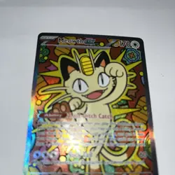 Pokemon Meowth EX Full Art Holo Rare Basic Card 121/088 Free Shipping - Image 5