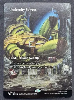 Undercity Sewers - M 0020 Regular (Borderless) Teenage Mutant Ninja Turtles MTG - Image 1