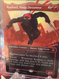Raphael, Ninja Destroyer - 218 - MTG: Teenage Mutant Ninja Turtles - Foil - Image 2