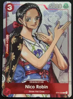 Nico Robin ST01-008 C English 25th Anniversary Edition One Piece Card - Image 1