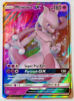Pokemon TCG: Mewtwo GX Hidden Fates #31/68 MINT - Image 1