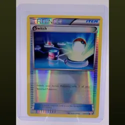 2011 POKEMON BLACK & WHITE SWITCH 104/114 REVERSE HOLO COMMON NM - Image 1