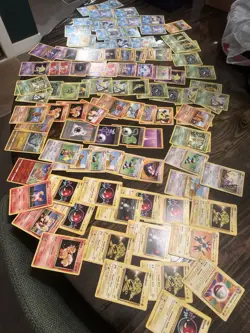 Vintage Pokemon Card Lot 100+ Base Set Jungle Fossil WOTC Cards Electabuzz Vulpi - Image 2