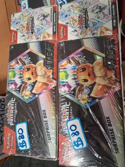 Collective Pokemon Prismatic Evolutions Booster Bundle Surprise Box Eevee - Image 1