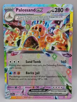 Holo Palossand ex - 091/191 Double Rare Surging Sparks Pokemon TCG - Image 1
