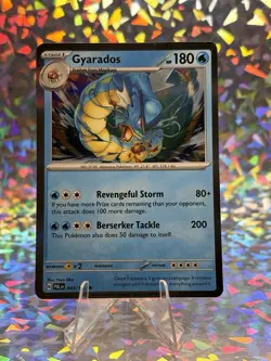 Pokemon TCG Paldea Evolved - Gyarados - Holo Rare - 043/193 - NM - Image 1