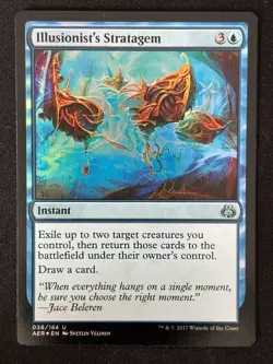 1x MTG Illusionist's Stratagem (Foil) - Aether Revolt (AER) #36 - Magic - Image 1