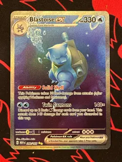 Pokemon TCG SV: 151 Venusaur EX (198/165) and Blastoise EX SIR (200/165) BUNDLE - Image 2