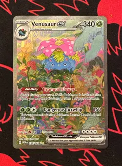 Pokemon TCG SV: 151 Venusaur EX (198/165) and Blastoise EX SIR (200/165) BUNDLE - Image 4