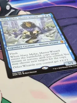 C4133 MAGIC MTG DOMINARIA NARU MEHA, MASTER WIZARD #059 LP MYTHIC - Image 2