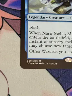 C4133 MAGIC MTG DOMINARIA NARU MEHA, MASTER WIZARD #059 LP MYTHIC - Image 4