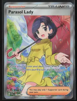 PARASOL LADY 238/182 ULTRA RARE PARADOX RIFT POKEMON NM/M - Image 1