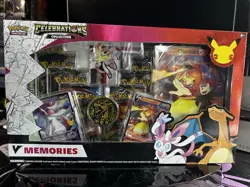 SEALED Pokemon Celebrations Special V Memories Lance's Charizard & Dark Sylveon - Image 1