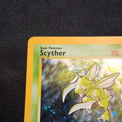 Scyther - (LP + Swirl) Base Set 2 Holo 17/130 2000 English Pokemon TCG - Image 4