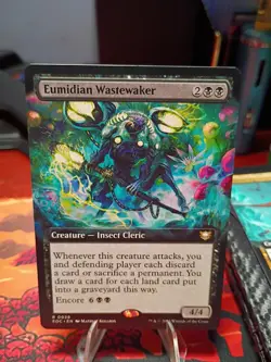 x1 Eumidian Wastewaker - Extended Art R MTG Commander: Edge of Eternities M/NM, - Image 1