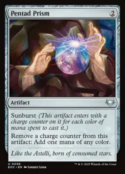 x4 Pentad Prism U MTG Commander: Edge of Eternities M/NM, English - Image 1