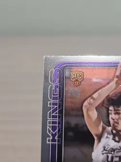2025 Topps Chrome Basketball Lot Maxime Raynaud RC 293 Refractor X Fractor Base - Image 2