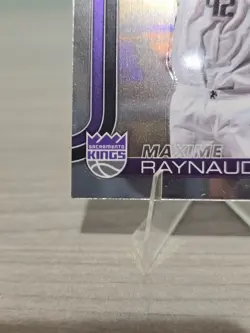 2025 Topps Chrome Basketball Lot Maxime Raynaud RC 293 Refractor X Fractor Base - Image 3