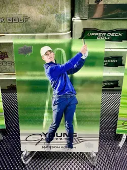 2026 Upper Deck Young Guns Jackson Koivun x 2 + CLEAR CUT ACETATE *3 CARD LOT* - Image 2