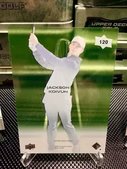 2026 Upper Deck Young Guns Jackson Koivun x 2 + CLEAR CUT ACETATE *3 CARD LOT* - Image 5