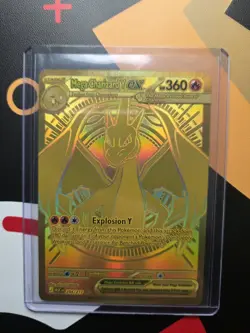 Mega Charizard Y EX No. 294/217 Ascended Heroes Pokemon Card Gold - Image 1