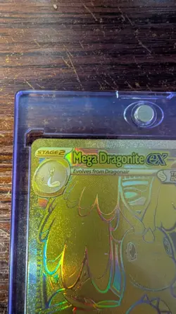 Pokemon Mega Dragonite EX Full Art Holo 370 HP Card 295/217 English - Image 3
