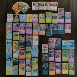 Pokemon Lot 142 Mostly Trick or Trade 44 Holo Foil Cards Gengar Pikachu Mimikyu - Image 1