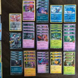 Pokemon Lot 142 Mostly Trick or Trade 44 Holo Foil Cards Gengar Pikachu Mimikyu - Image 2