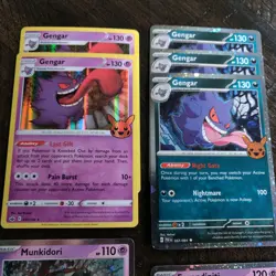 Pokemon Lot 142 Mostly Trick or Trade 44 Holo Foil Cards Gengar Pikachu Mimikyu - Image 5
