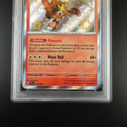 PSA 10 Entei 112/091 Paldean Fates Shiny Graded Pokemon Card - Image 3