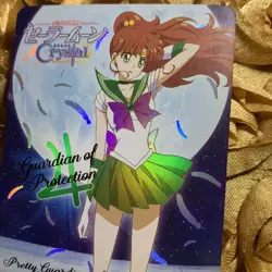 JUPITER Sailor Moon CRYSTAL MOON edition Goddess Beauty Anime Foil Girl Card - Image 2