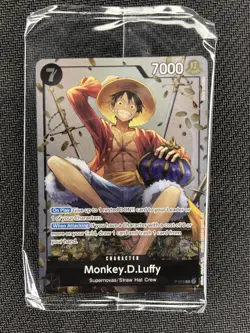 P-075 Monkey.D.Luffy Promo Card TS-02 Tin Set 02 ENGLISH SEALED - Image 1