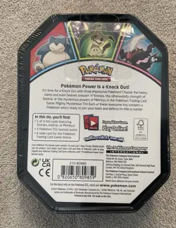Pokemon TCG Tin mimikyu 3 Booster Packs Foil Card Exclusive Rare New Sealed - Image 2