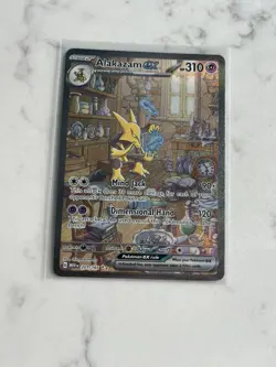 Alakazam EX 201/165 Scarlet & Violet 151 Card Sir, English, NM - Image 1
