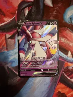 Dark Sylveon V SWSH134 SWSH: Sword & Shield Promo Card Holo NM - Image 1