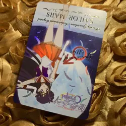MARS Sailor Moon CRYSTAL MOON edition Goddess Beauty Anime Foil Girl Card - Image 3
