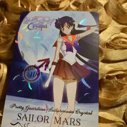 MARS Sailor Moon CRYSTAL MOON edition Goddess Beauty Anime Foil Girl Card - Image 5