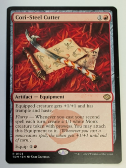{1x} ~ Cori-Steel Cutter ~ Tarkir Dragonstorm TDM Regular Magic MTG *Startropic* - Image 1