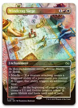 Windcrag Siege (Borderless) #392 (Foil) (NM) Tarkir Dragonstorm TDM Magic MTG - Image 1