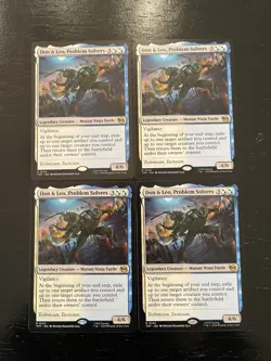 Don & Leo, Problem Solvers X4X NM/M Teenage Mutant Ninja Turtles TMT Magic MTG - Image 1