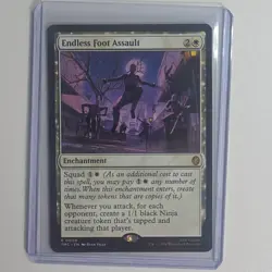 Magic: The Gathering Endless Foot Assault Enchantment TMNT 2026 Rare #8 - Image 1