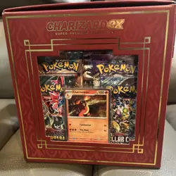 Pokemon TCG Charizard ex Super Premium Collection Box Sealed New - Image 4