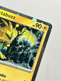 Electabuzz 125/165 (NM) •SWIRL• Cosmo Holo Scarlet & Violet: 151 2023 Pokemon - Image 3