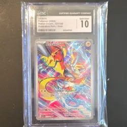 CGC 10 Zeraora 151/142 Sv07: Stellar Crown Illustration Rare Holo Pokemon TCG - Image 1