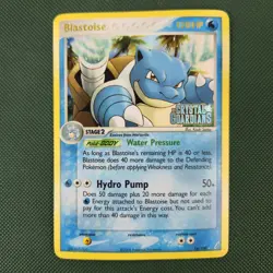 MP Reverse Holo Blastoise 14/100 EX Crystal Guardians Nintendo Pokemon Card - Image 1