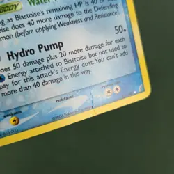 MP Reverse Holo Blastoise 14/100 EX Crystal Guardians Nintendo Pokemon Card - Image 4