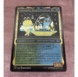Ambassador Blorpityblorpboop x1 - Showcase - Foil NM-Mint, English Unfinity MTG - Image 1